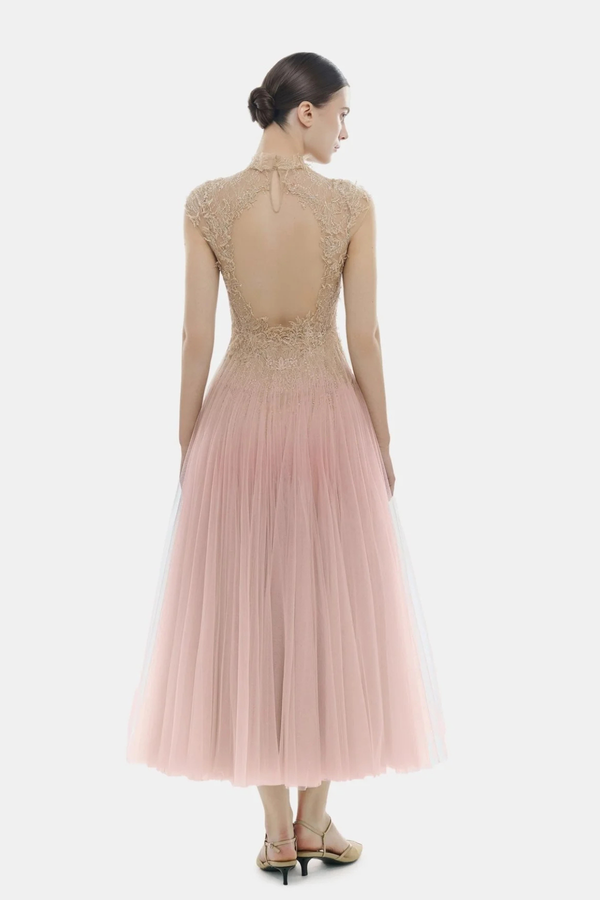 VD Lobbster Montsand Sabine Pink Ombre Dress