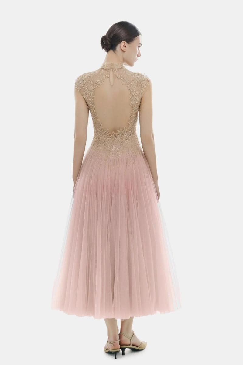 VD Lobbster Montsand Sabine Pink Ombre Dress