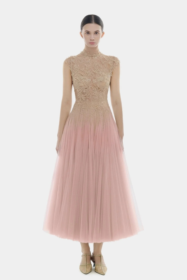 VD Lobbster Montsand Sabine Pink Ombre Dress
