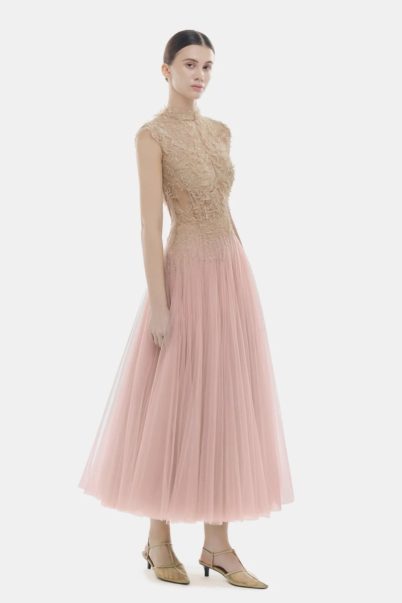 VD Lobbster Montsand Sabine Pink Ombre Dress