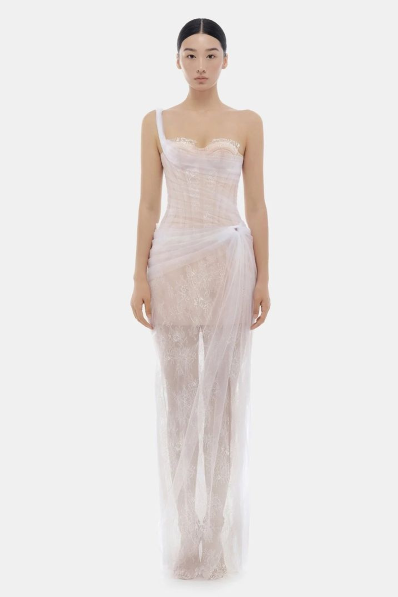 VD Lobbster Montsand Nikos White Gown