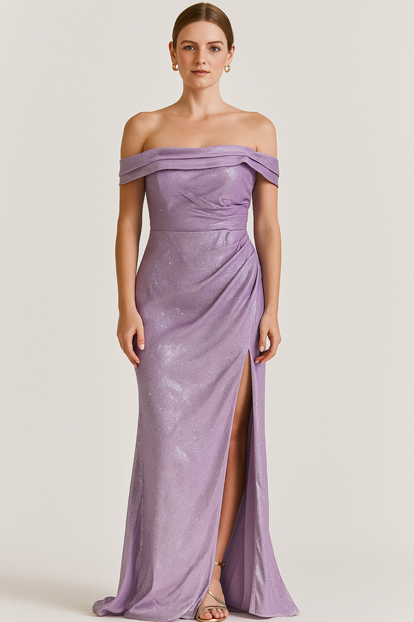 Arya Stardust Purple Gown