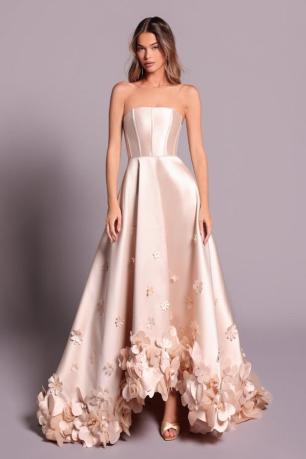 TE Pera Champagne Gown