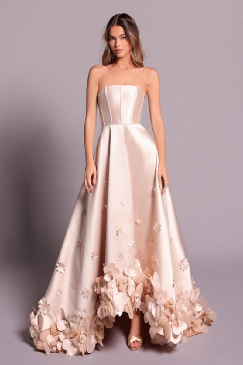 TE Pera Champagne Gown