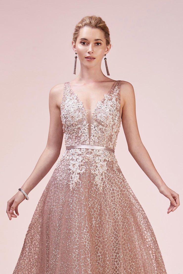 AL Amy Rose Gold Gown