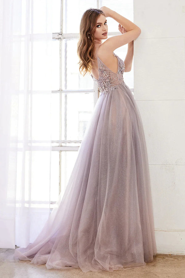 AL Daphne Fairytale Blush Mauve Gown