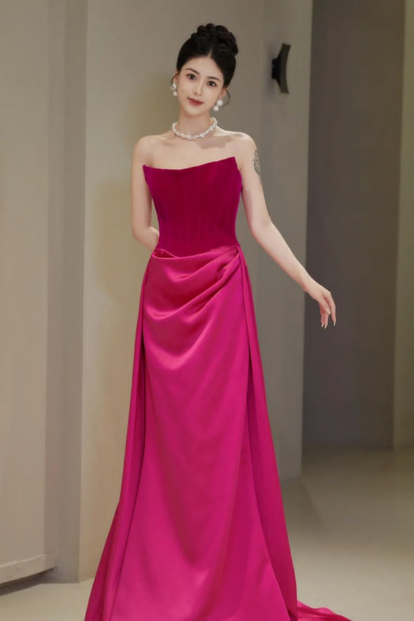 Elina Velvet Pink Gown
