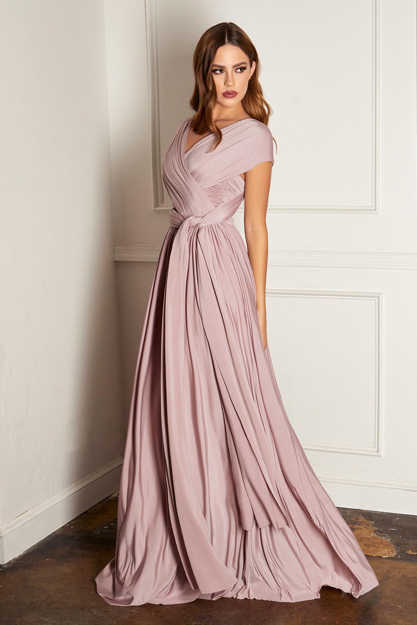 CD Gloria Pink Gown – GlamEdge Dress & Gown