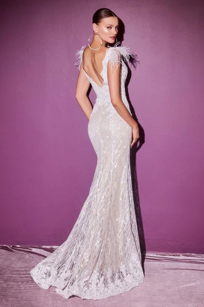 CD Venise Feather  Gown