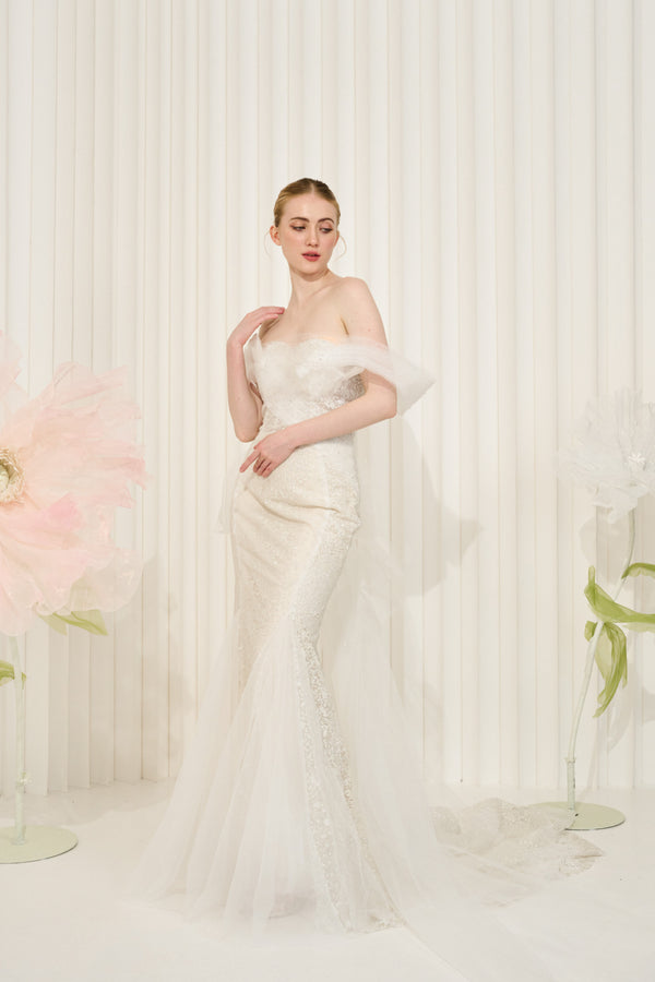 Bellona Bow Mermaid Gown