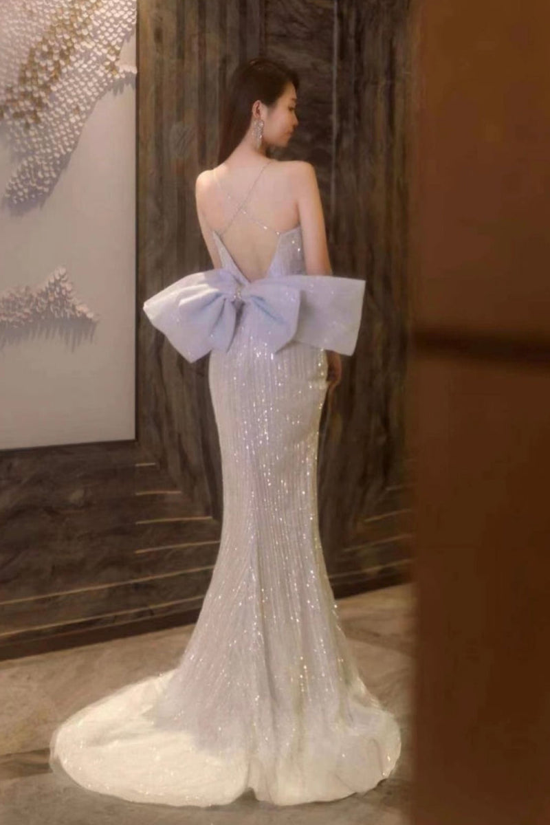 Elsa Bow Lining Gown