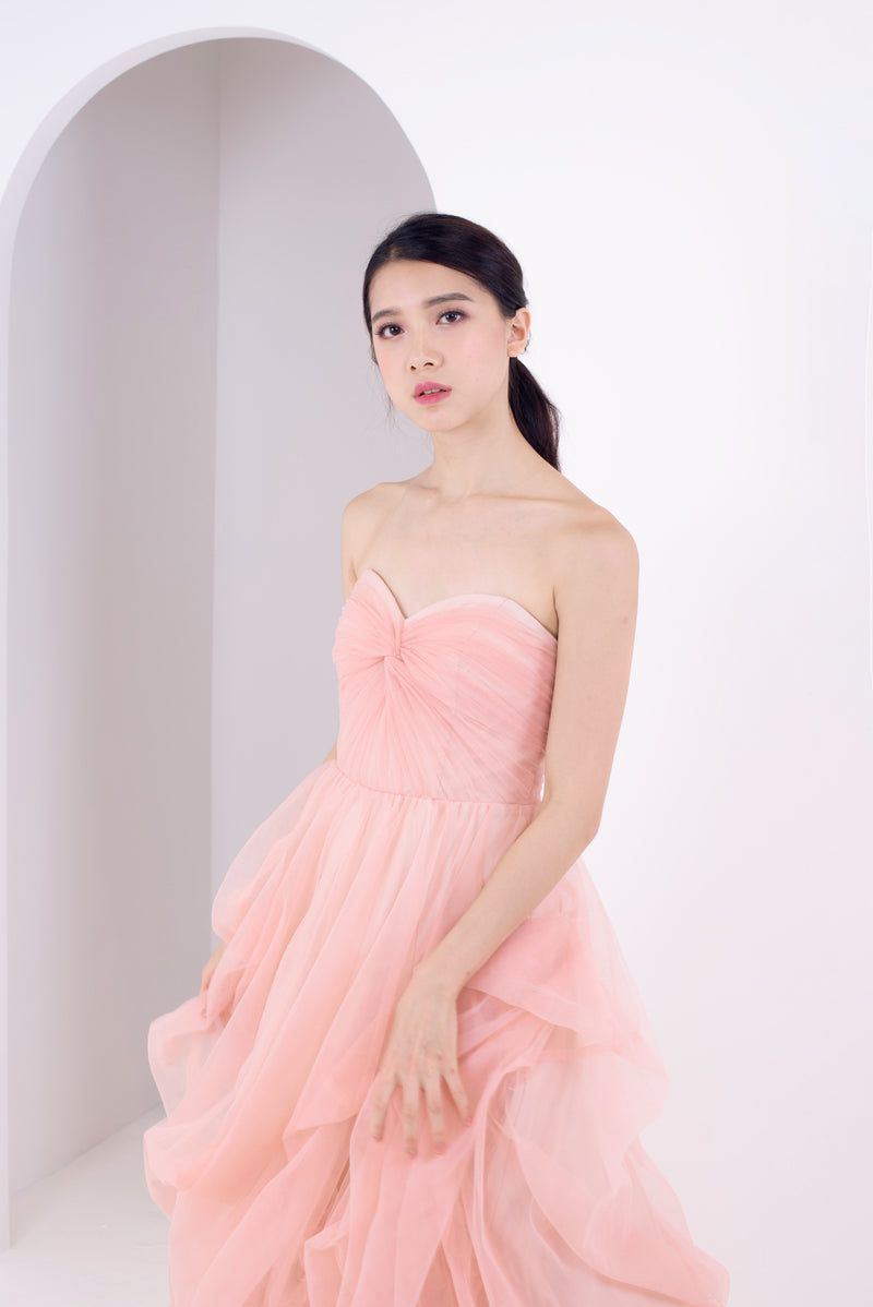 Tulle Pink Gown