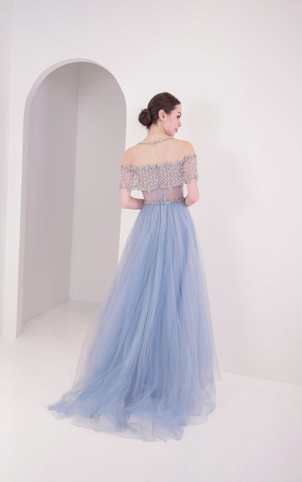 Majestic Mystic Blue Gown