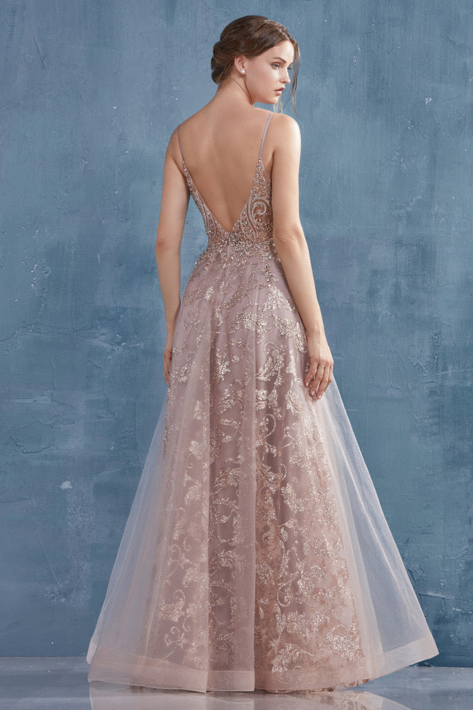 AL Arianna Rose Gold Gown