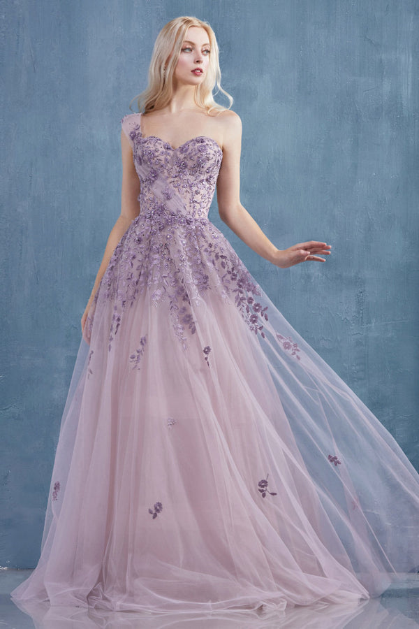 AL Clare Violet Sweetheart Gown – GlamEdge Dress & Gown