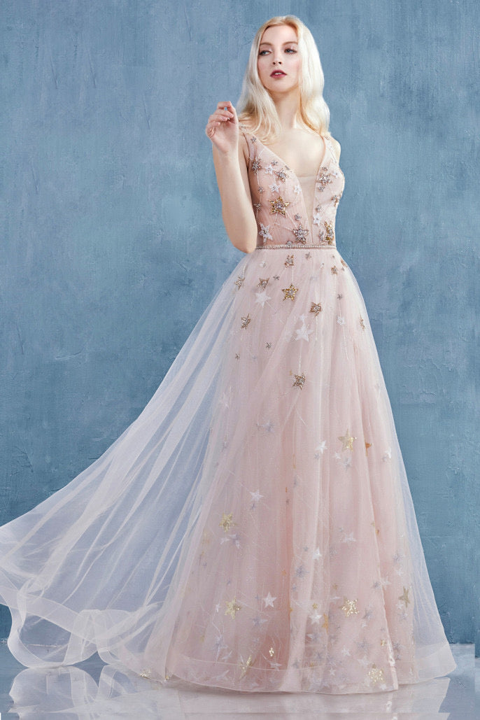 AL Glam Starry Blush Gown