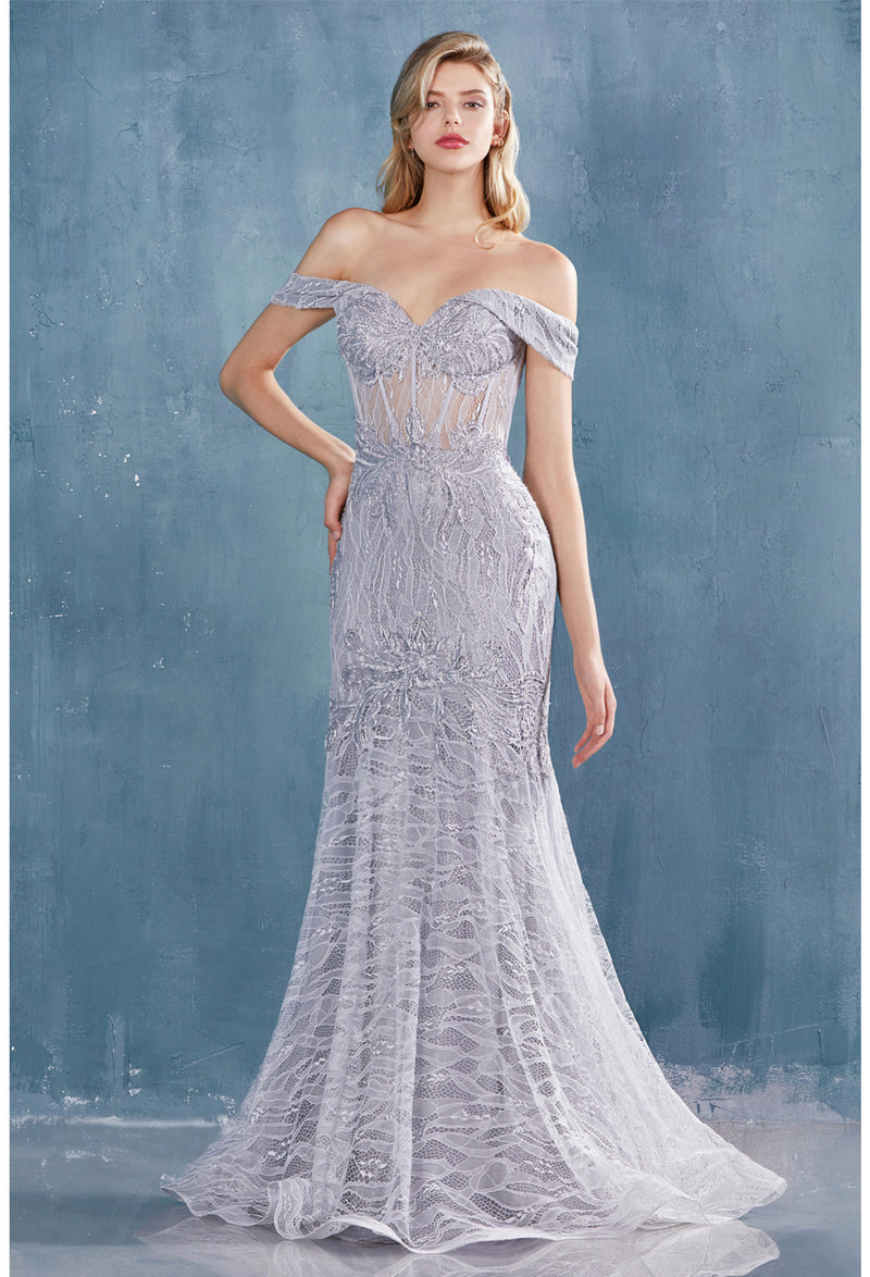 AL Rosie White Lace Corset Gown – GlamEdge Dress & Gown