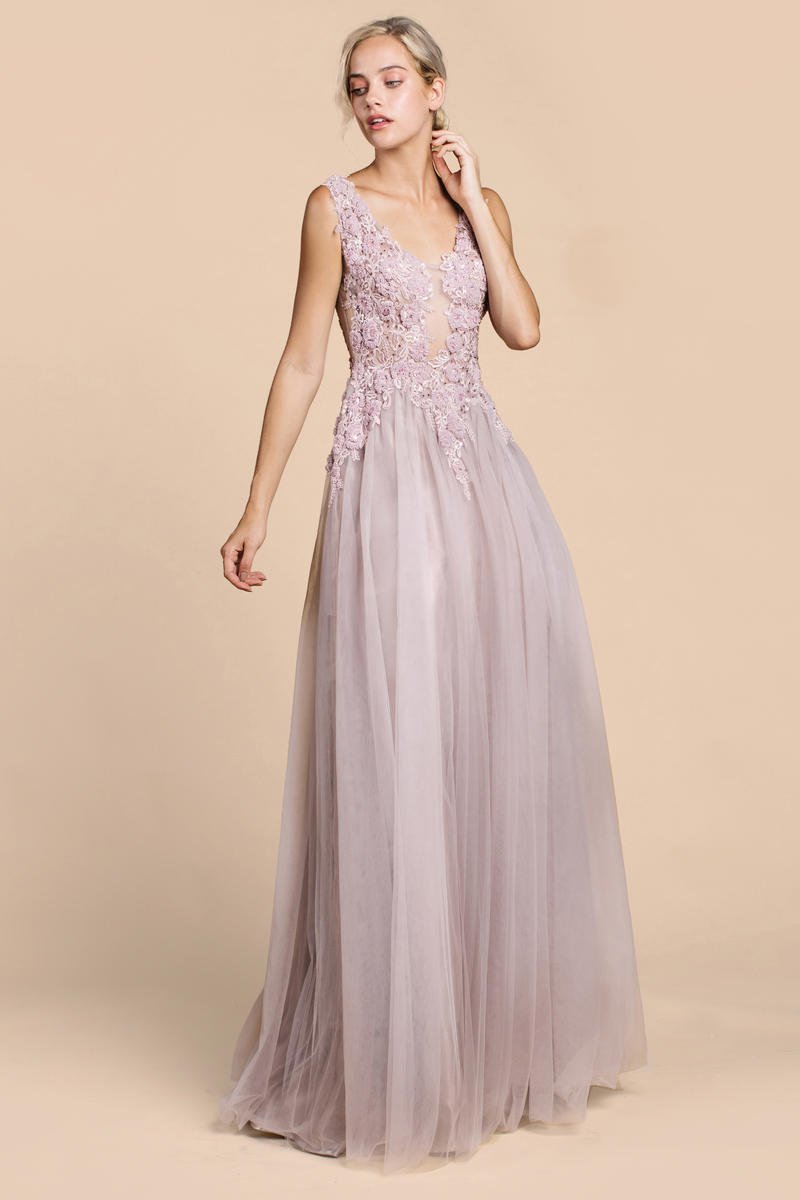 AL Valentine Rose Tulle Gown