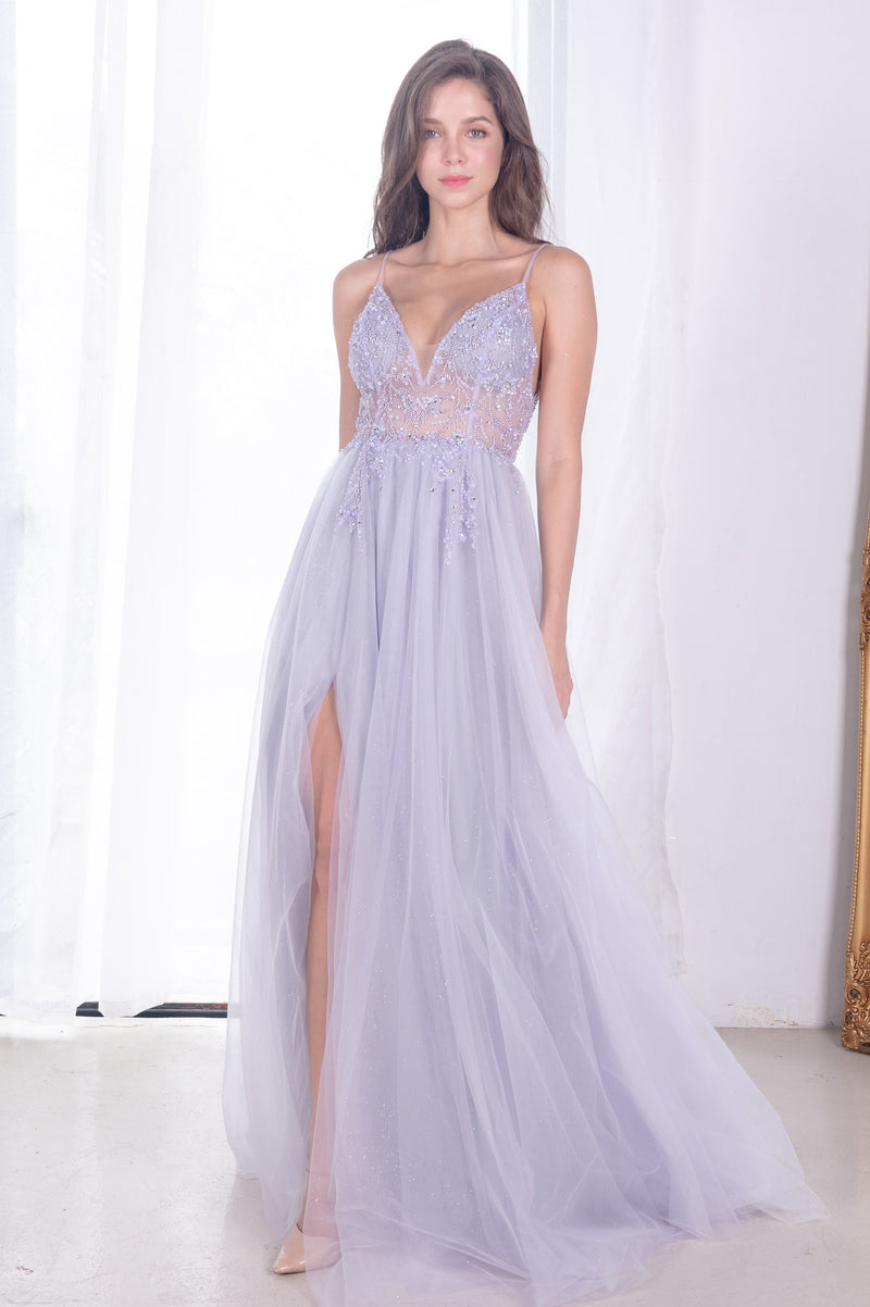 Adora Stardust Lilac Gown
