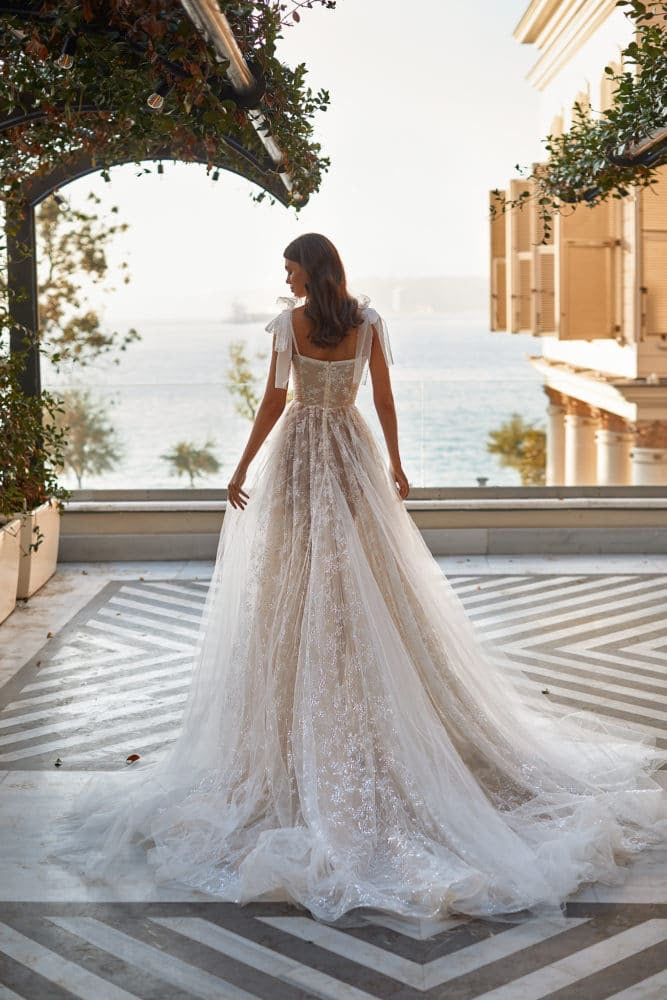 White & Lace Aida Gown