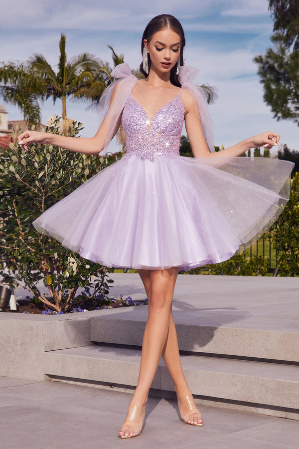 CD Andrea Fairy Mini Lavender Gown