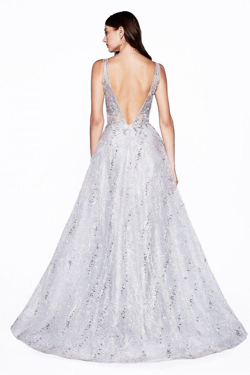 CD Frozen V-Line Silver Gown