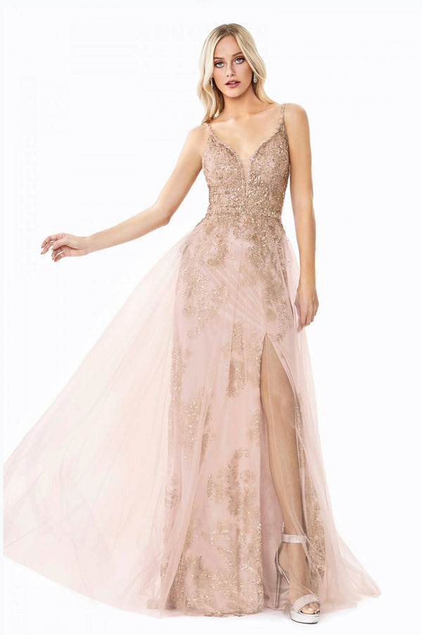 CD Angelica Rose Gold Gown
