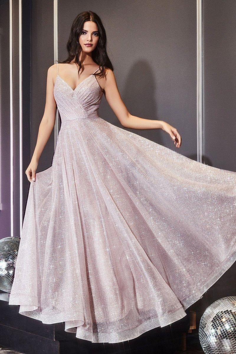 CD Silver Glittery Gown