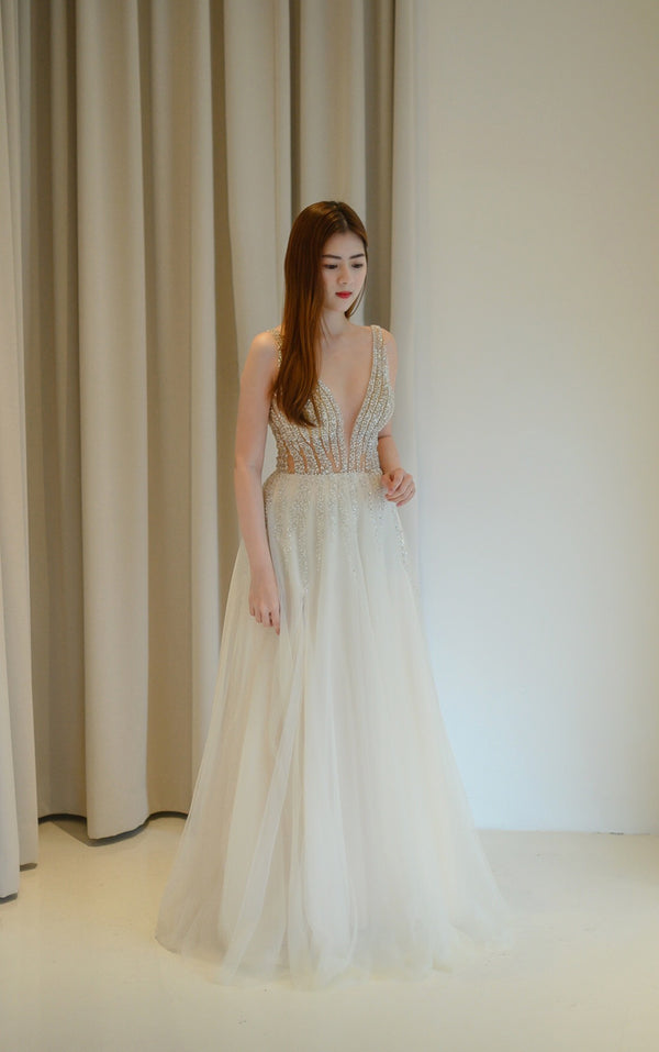 Crystal Lining Gown