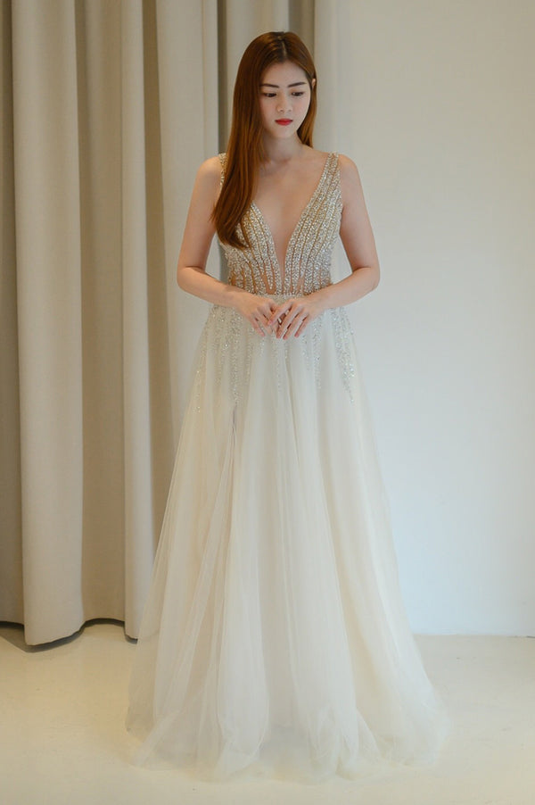 Crystal Lining Gown