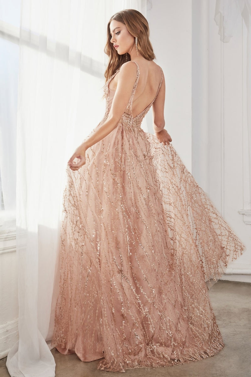 CD Angeline Rose Gold Gown