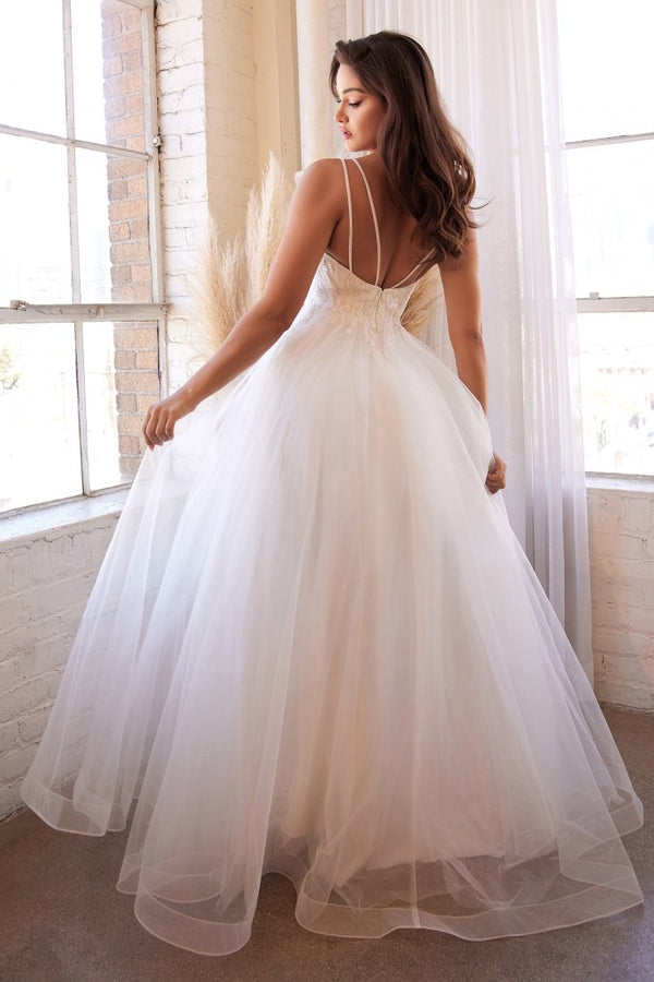 CD Dion Layered Tulle Bridal Gown