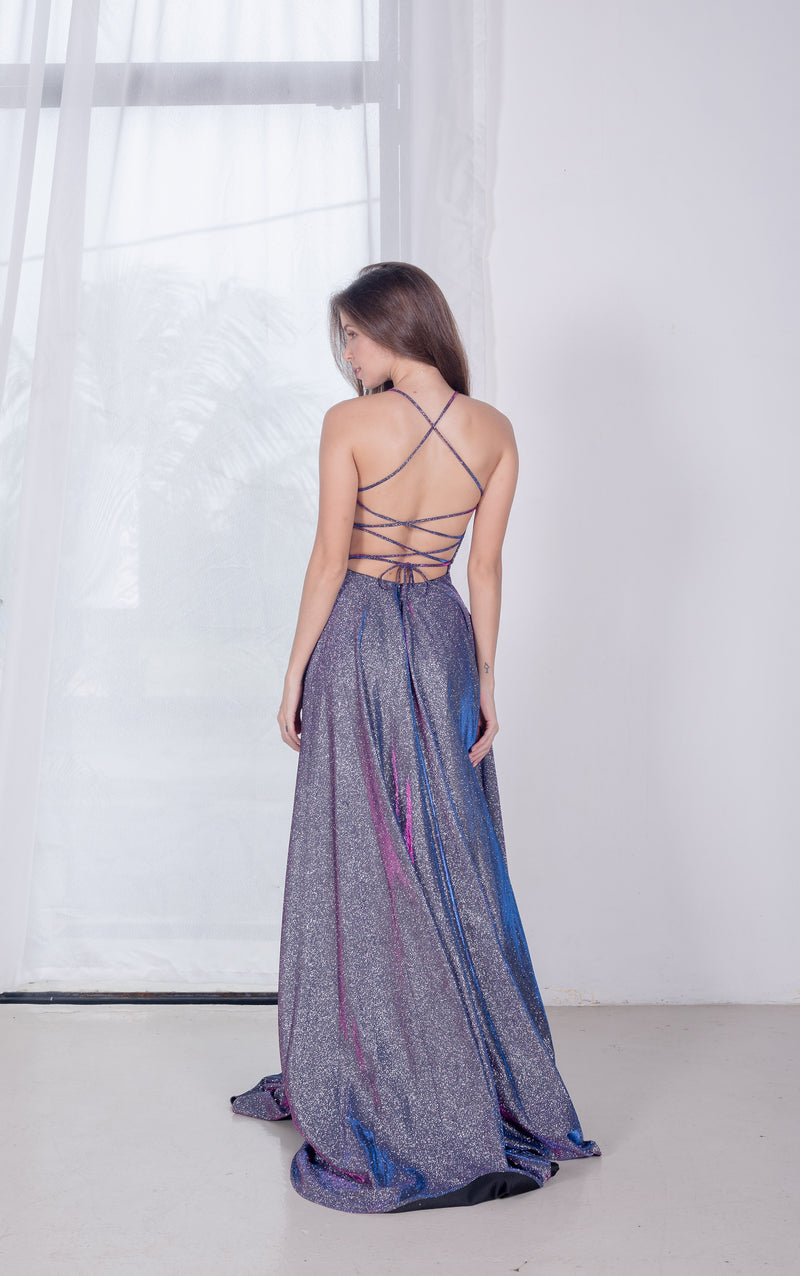 JA Stardust Violet Gown