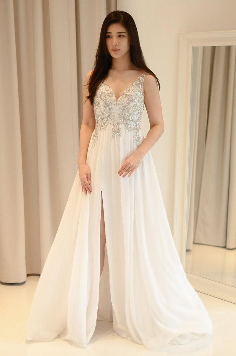 Mag White Gown