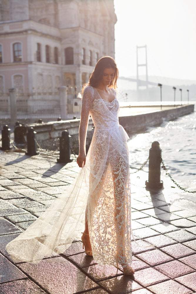 White & Lace Meghan Gown
