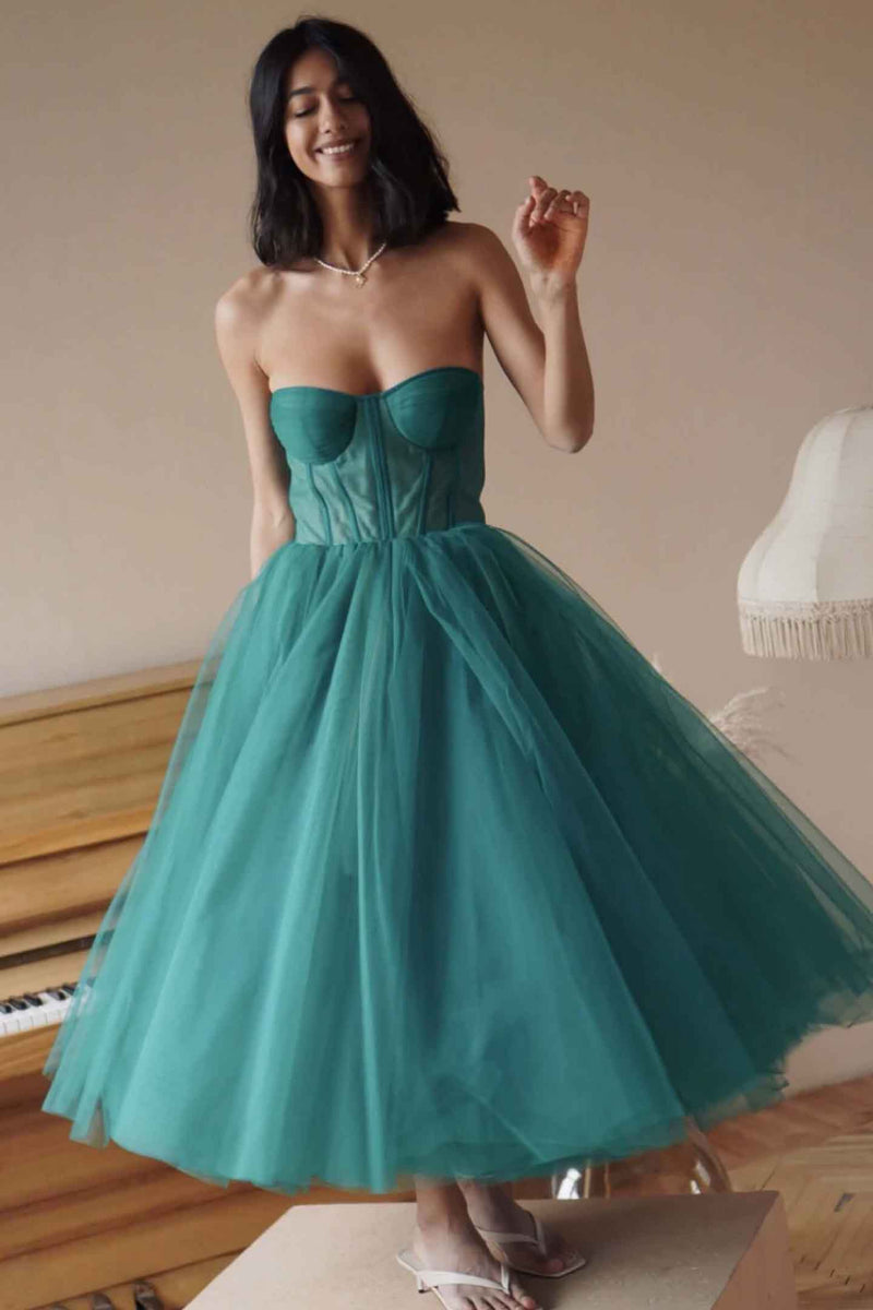 Milla Claudia Bottega Green Midi Gown GlamEdge Dress & Gown Milla Claudia Bottega Green Midi Gown GlamEdge Dress & Gown