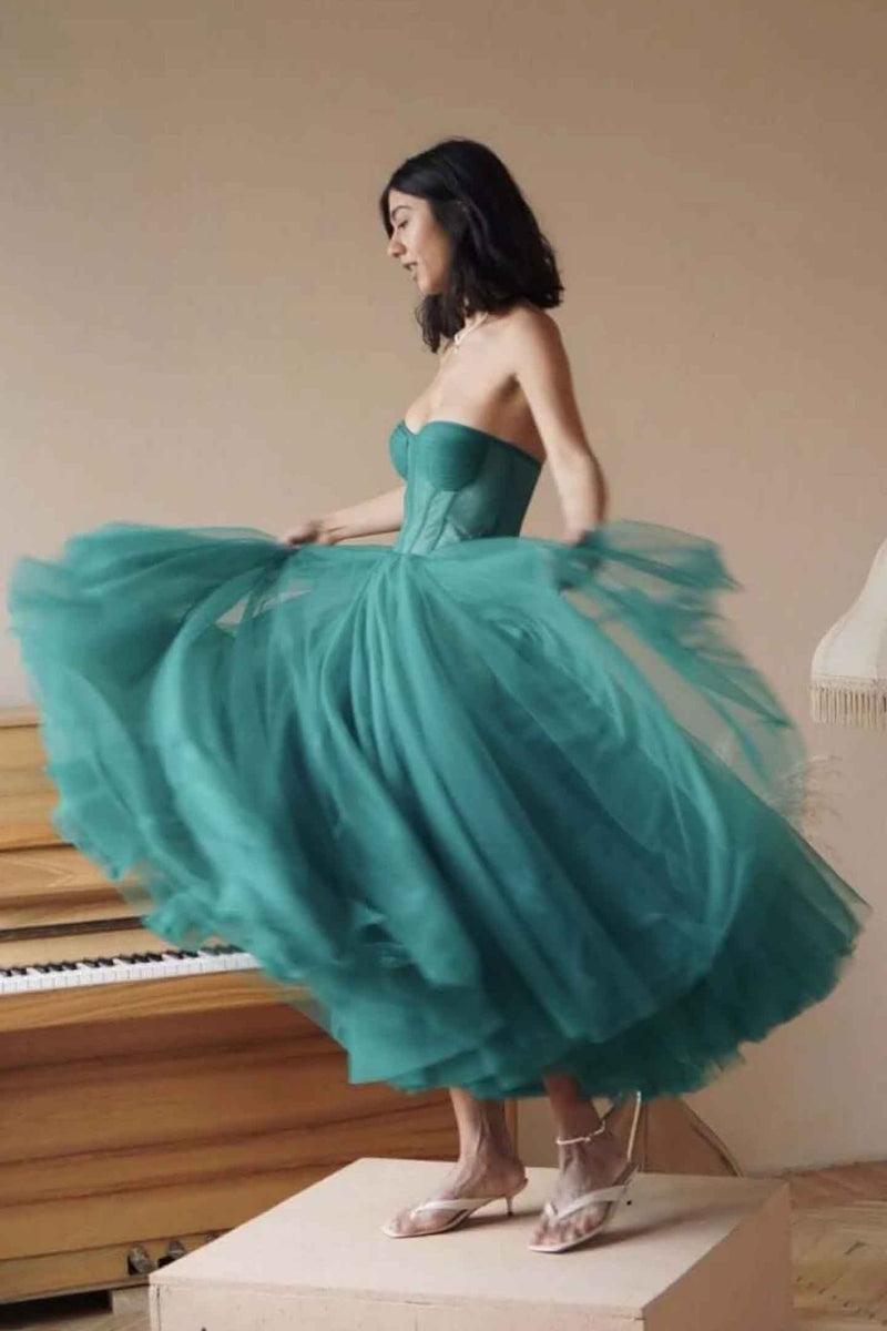 Milla Claudia Bottega Green Midi Gown GlamEdge Dress & Gown Milla Claudia Bottega Green Midi Gown GlamEdge Dress & Gown