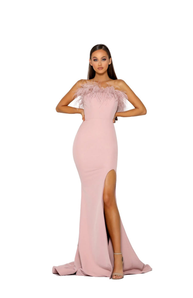 PS Furry Feather Pink Gown