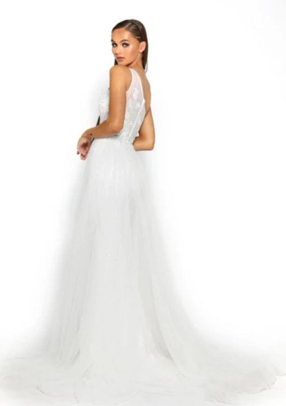 PS Glitters White Gown