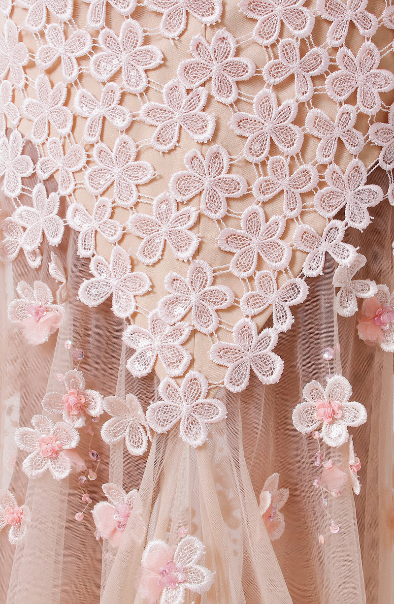 River Of Flowers Sequin Dress