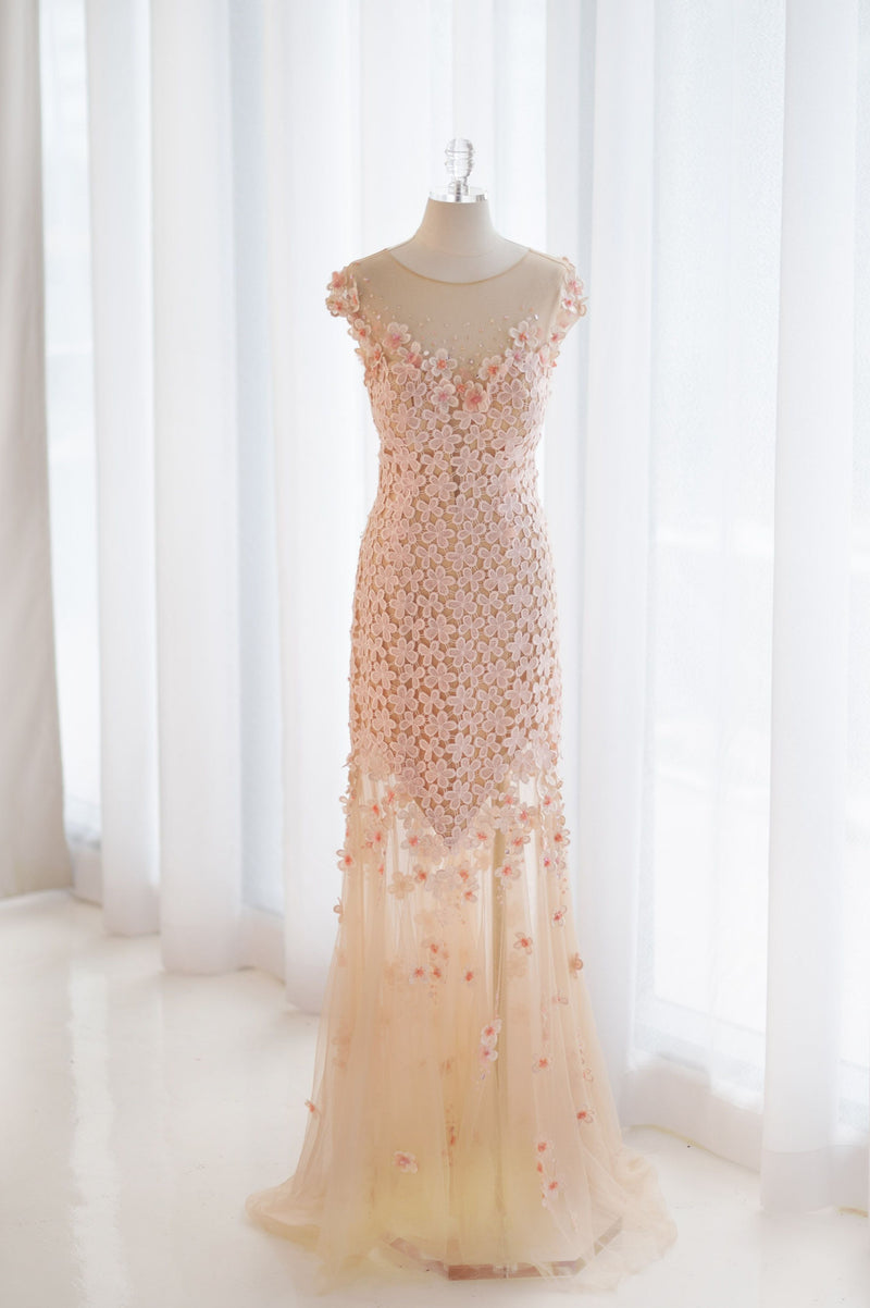 River Of Flowers Sequin Dress