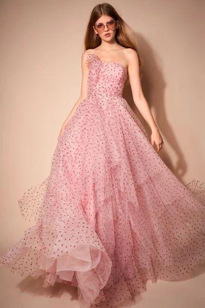 Jenny Polka Pink Gown