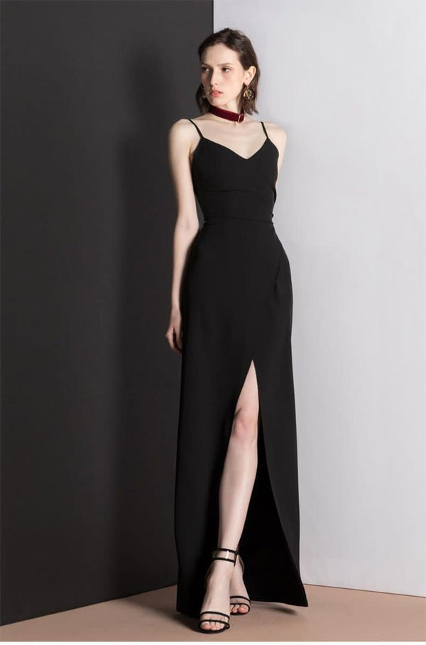 Lite Silky Sweetheart Black Gown