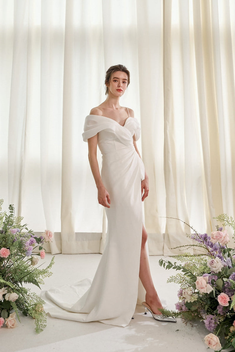 Swan Silk White Gown 2