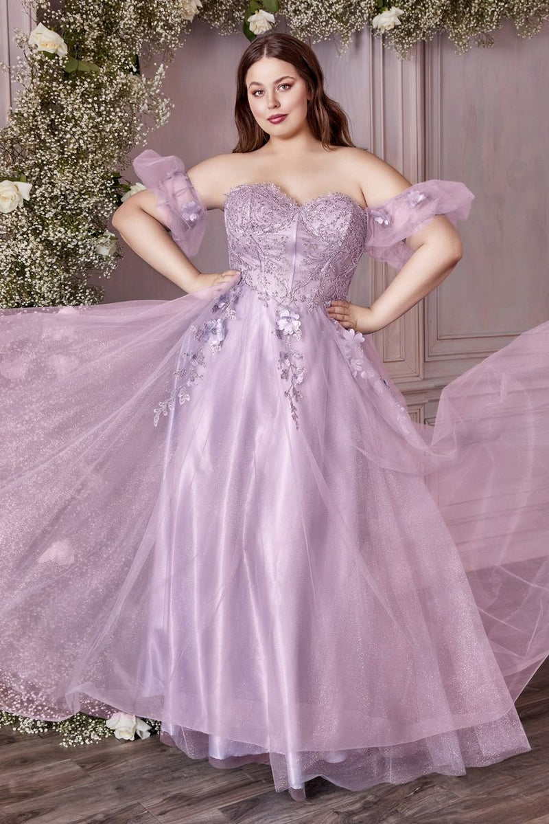 CD Odette Lace Lilac Gown