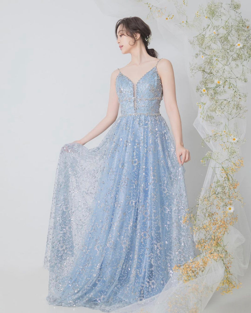 anastasia blue dress Sewing Pattern EN ~ Anastasia
