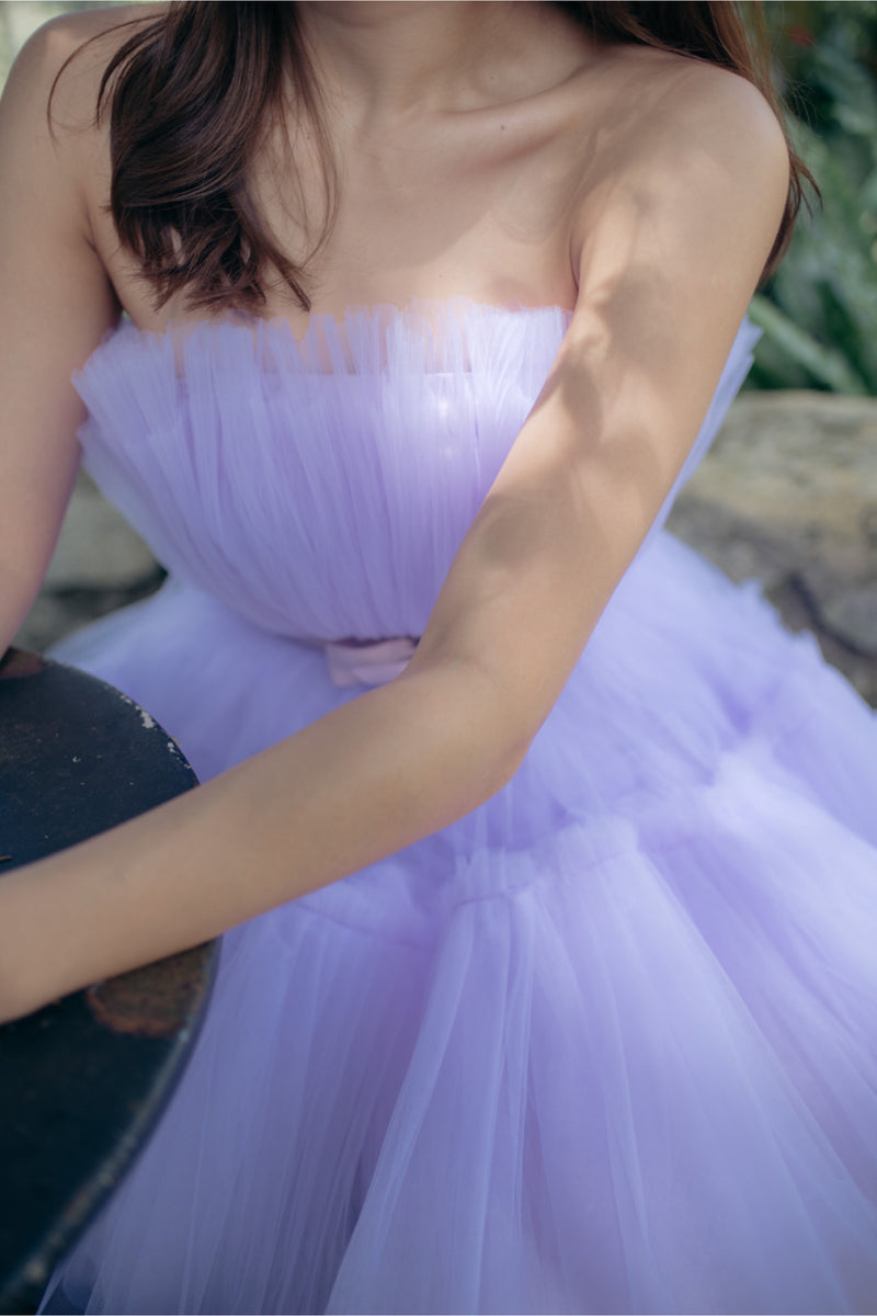 Barbie Tulle Lilac Mini Gown