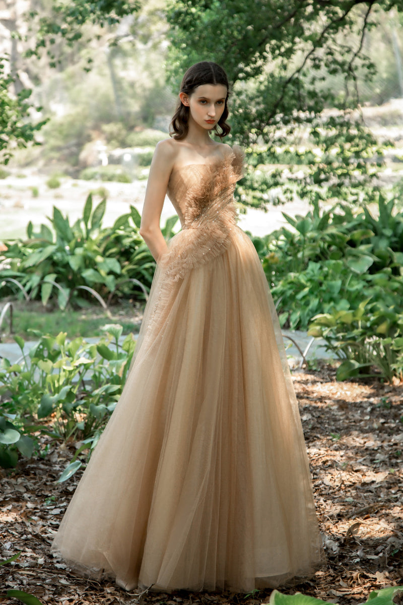 LP Camille Gold Gown