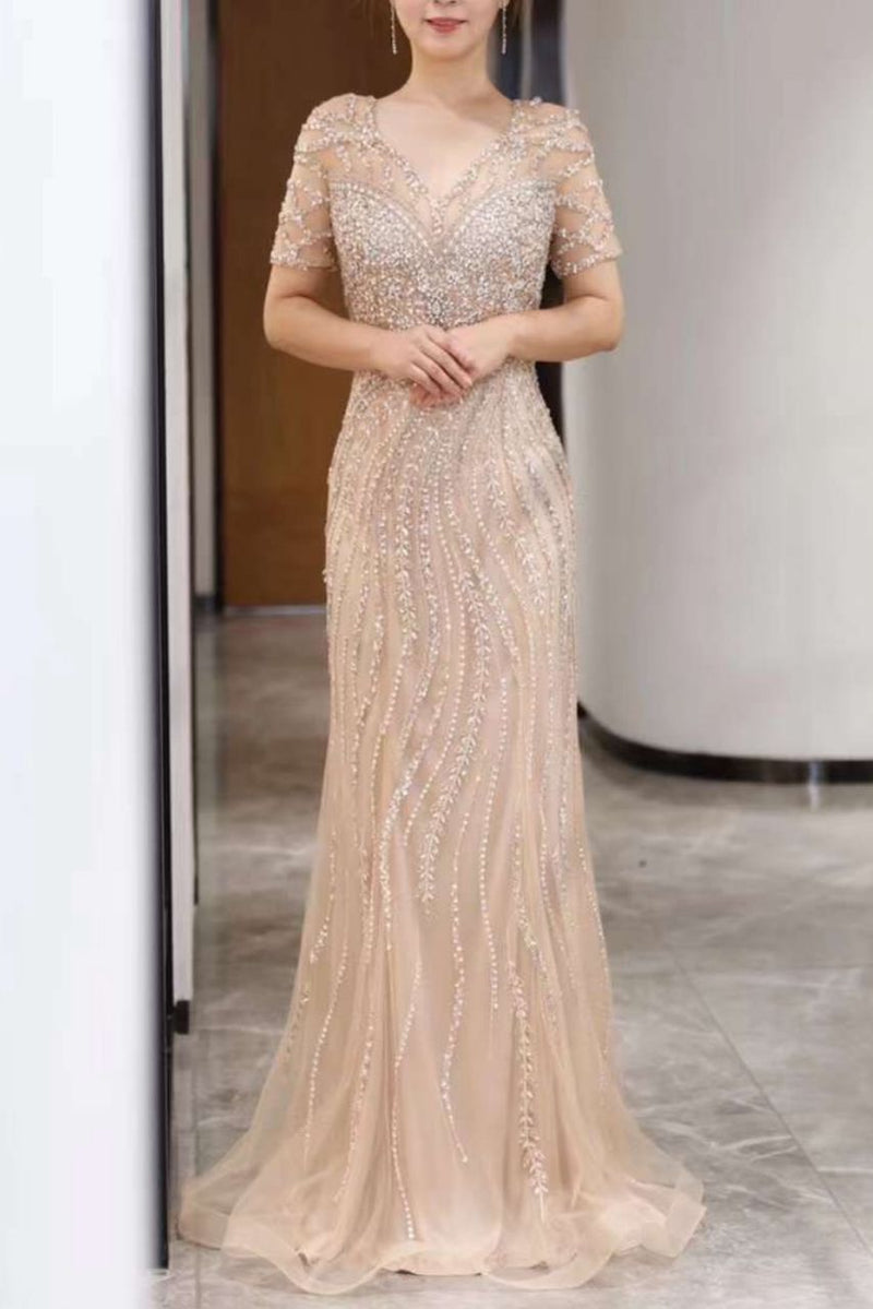 Faye Champagne Gown