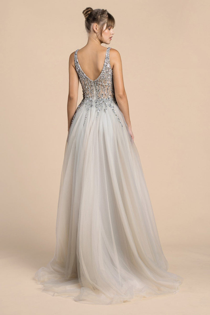 AL Lilac Silver Gown